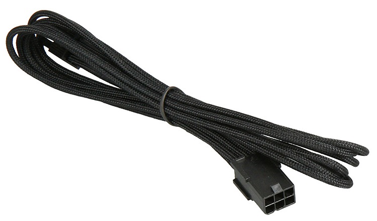 BitFenix 6-pin PCIe extenso 45cm sleeved black 2